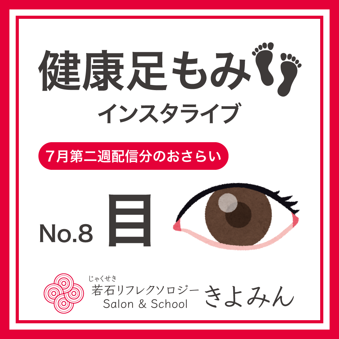 No.8「目」の反射区